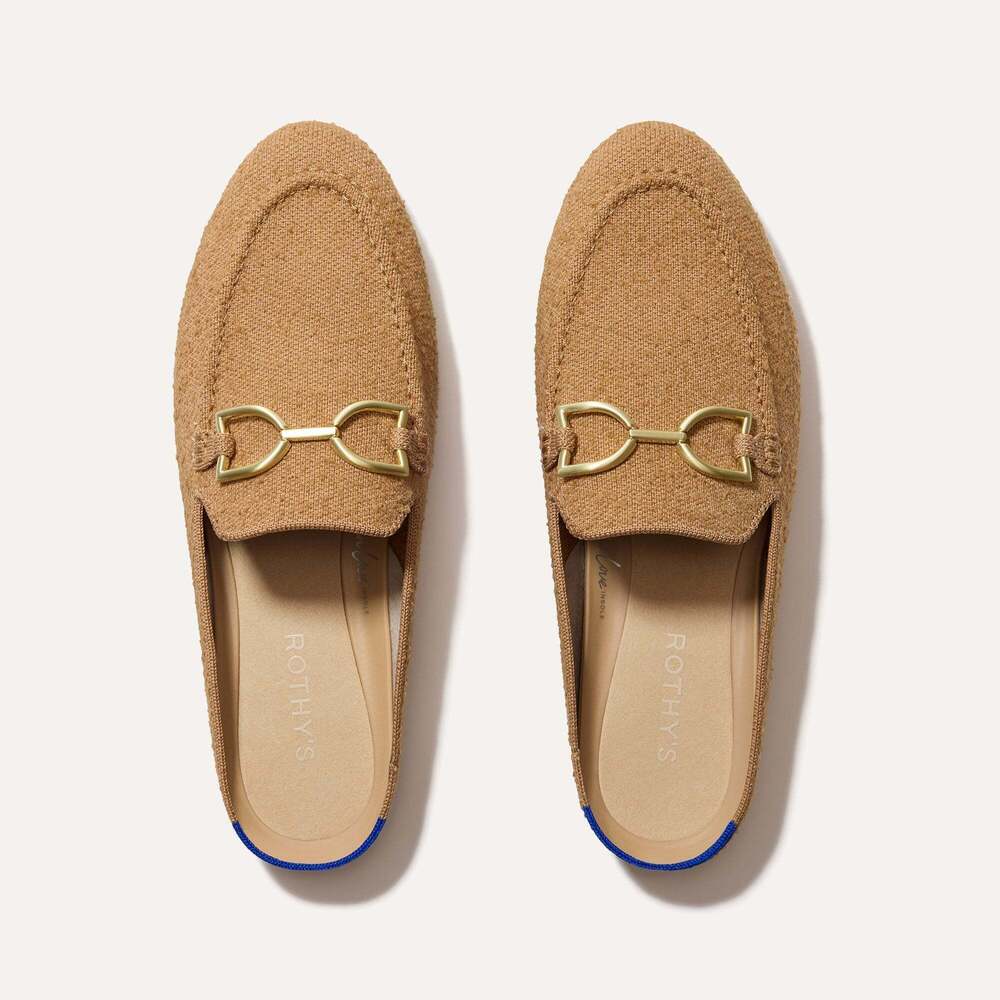 Rothy's The Double Bit Loafer Mule - Wren Bouclé Size 11